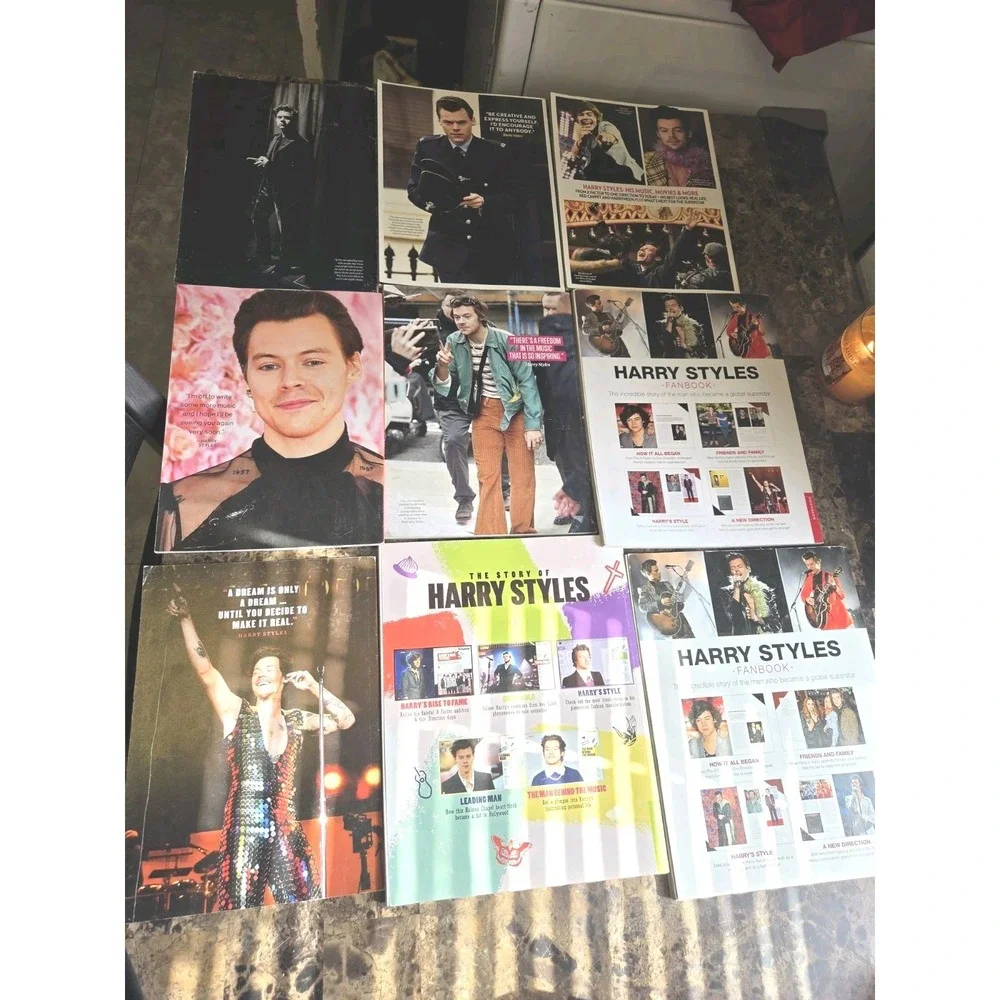 Harry Styles Magazine Lot Of 9 Excellent Condition One Direction Teen Pop Music